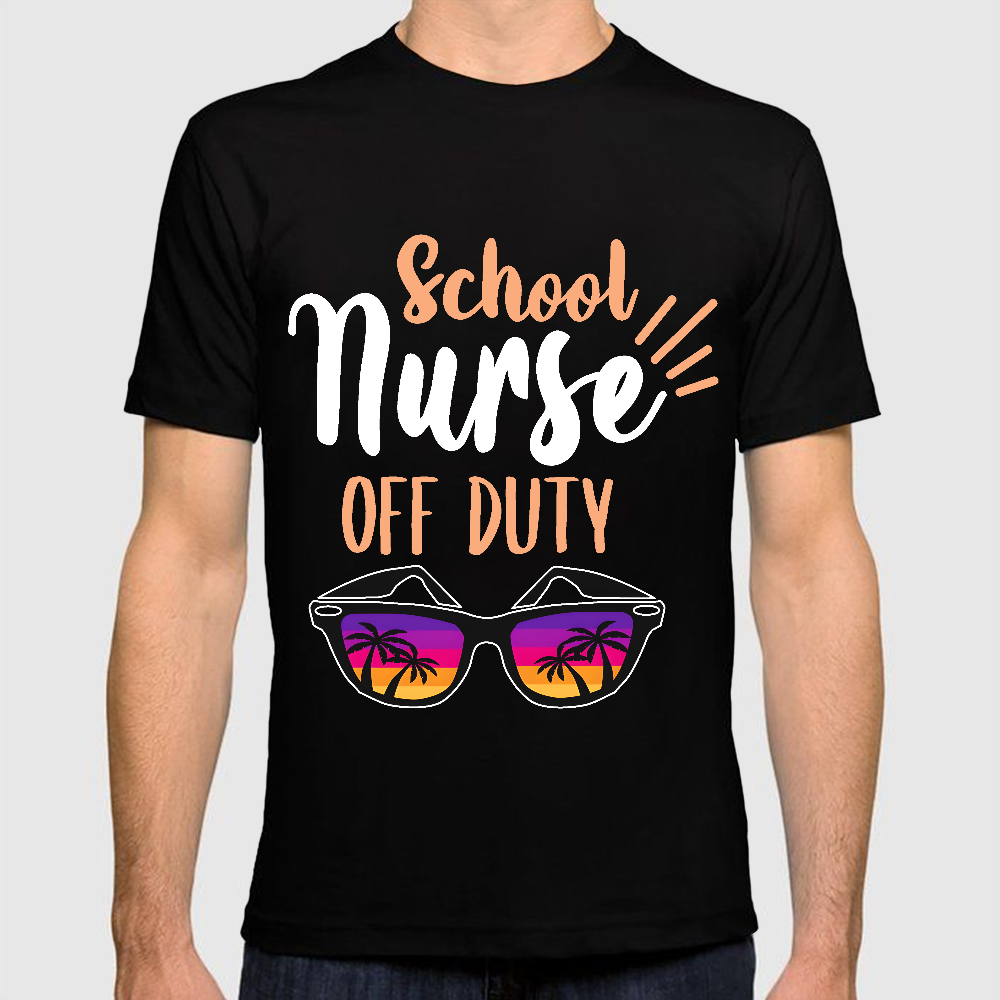 School Nurse Off Duty Cotton Doctor T-shirt