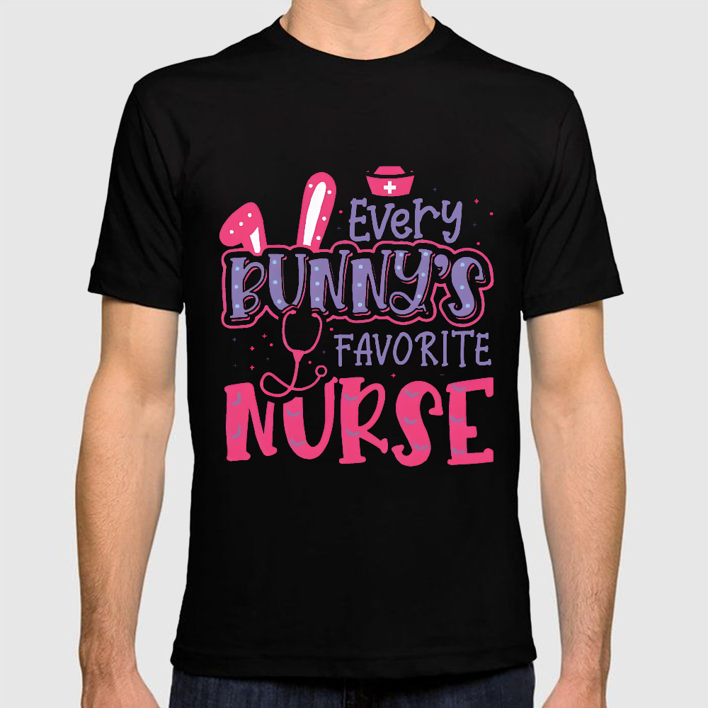 Every Bunny's Favorite Nurse Cotton Doctor T-shirt