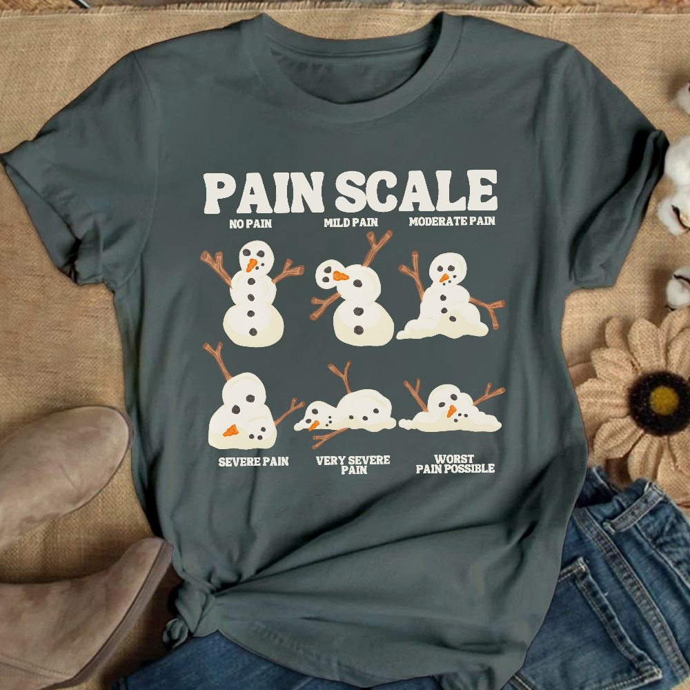 Healthcare Worker Pain Assessment Cotton Nurse T-shirt