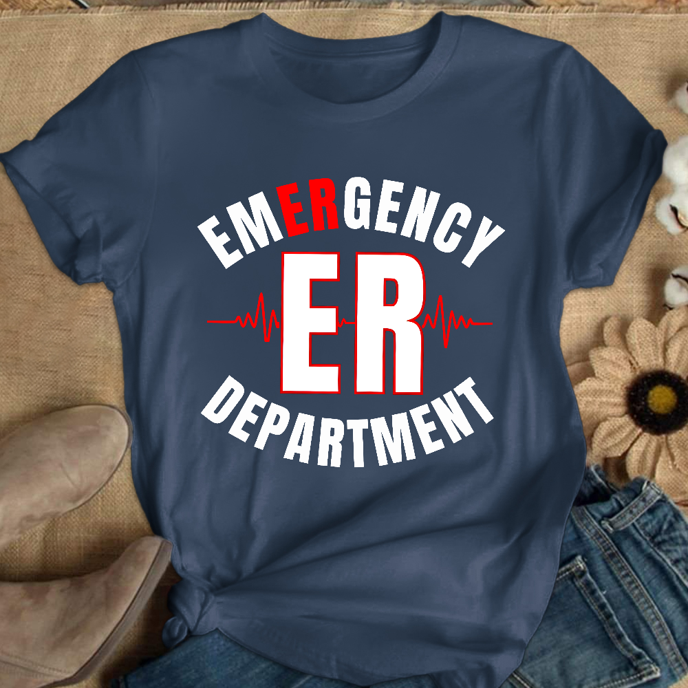 Emergency Department Cotton Nurse T-shirt