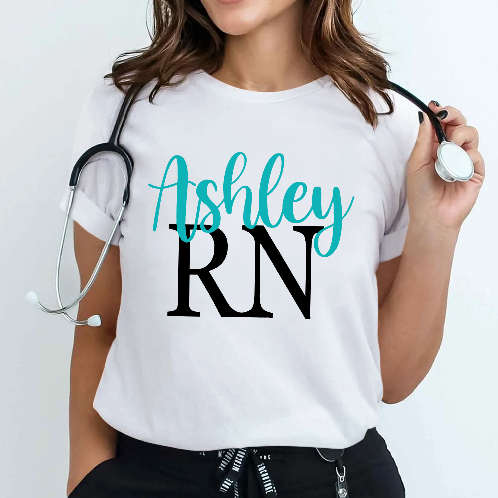 RN Ashley Cotton Nurse T-shirt