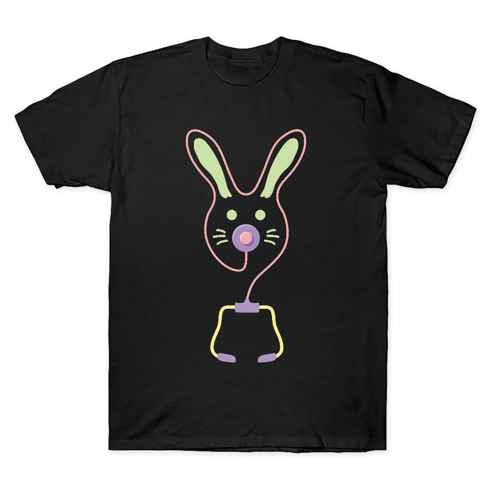 Easter Bunny Medical Tools For Nurse Or Doctor Cotton Doctor T-shirt