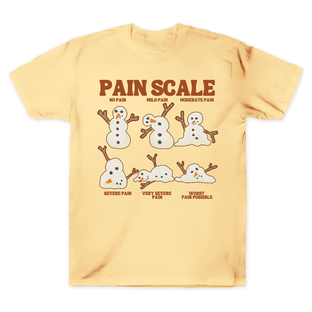 Healthcare Worker Pain Assessment Cotton Doctor T-shirt