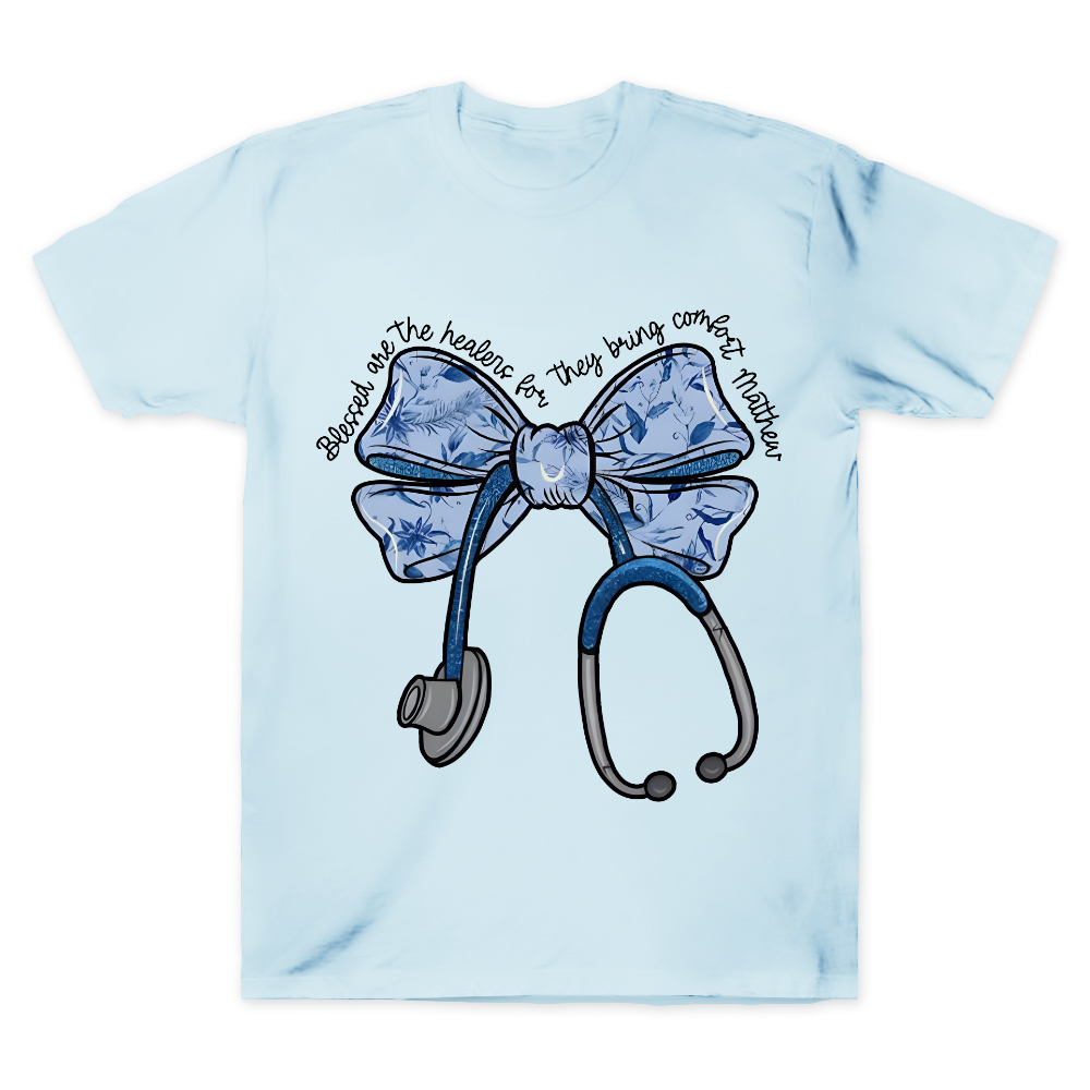 Blessed Are The Healers For They Bring Comfort Matthew Cotton Doctor T-shirt