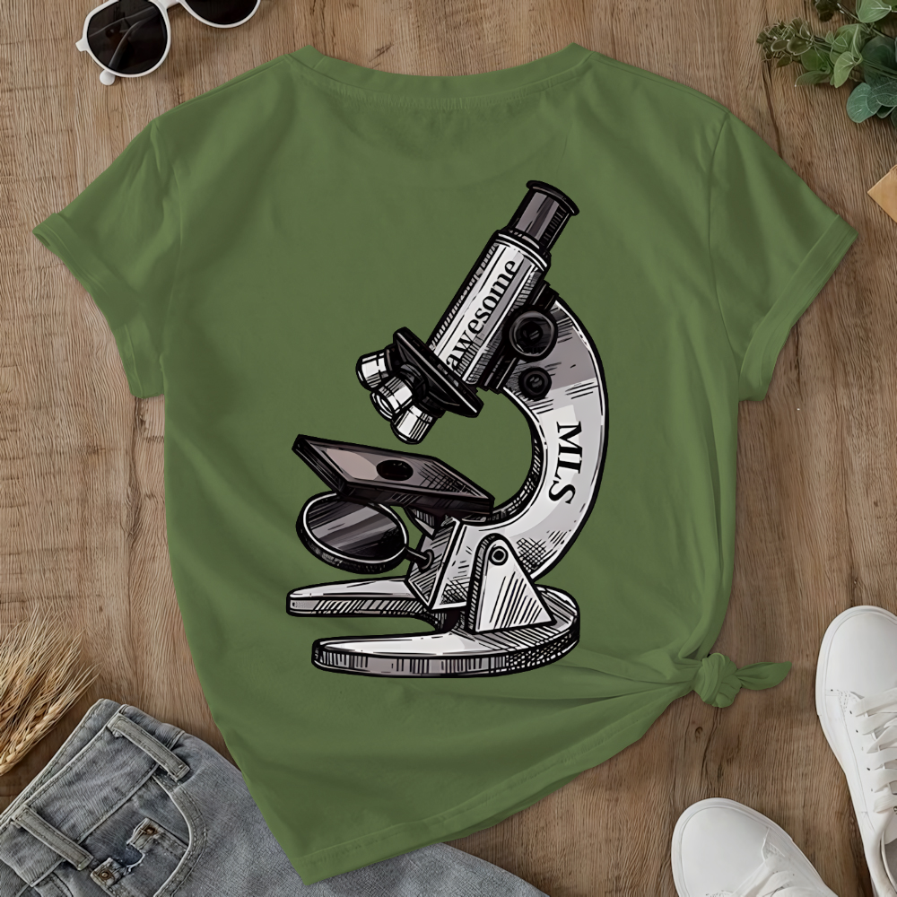 Medical Lab Scientist Not A But Better Double-Sided Cotton Printed T-Shirt