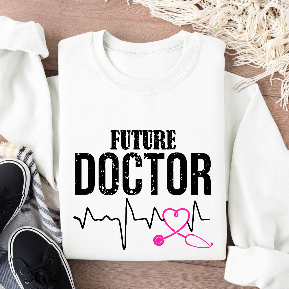 Future Doctor Cotton Pullover Sweatshirt