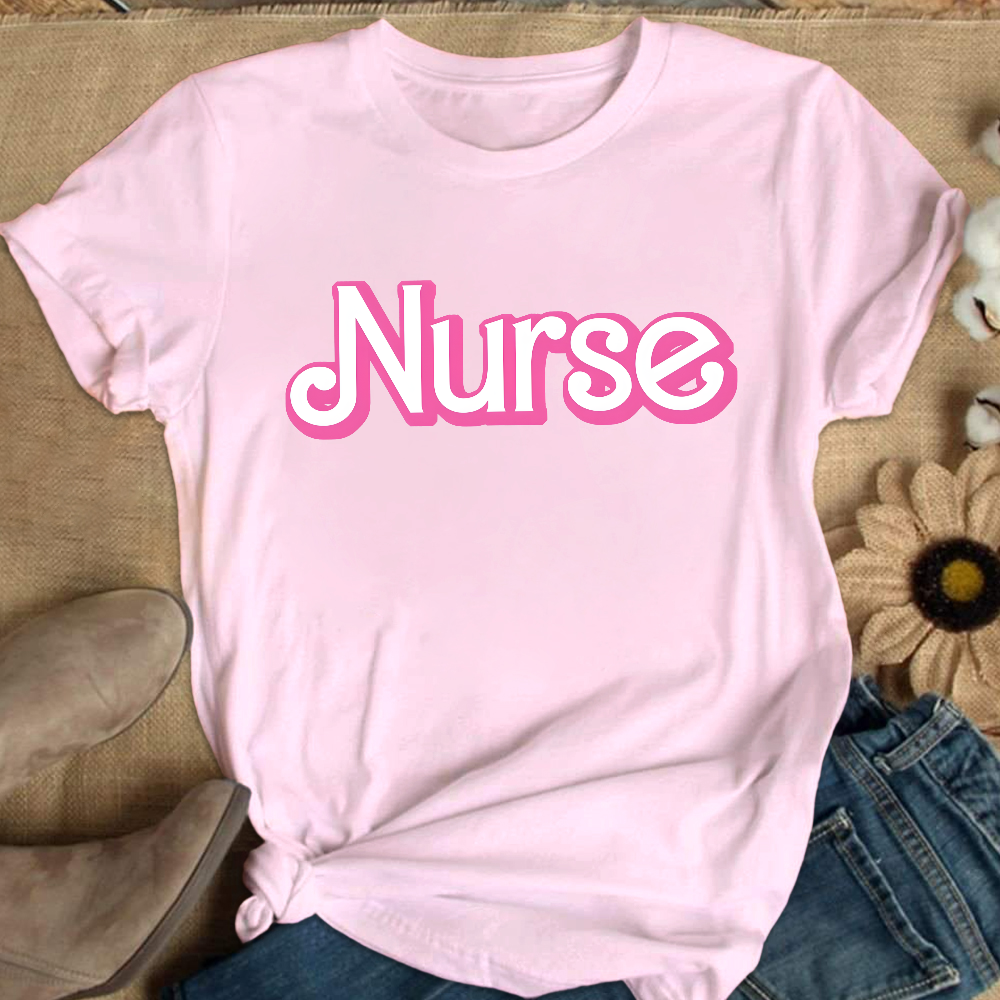 Barbie Nurse Cotton Nurse T-shirt