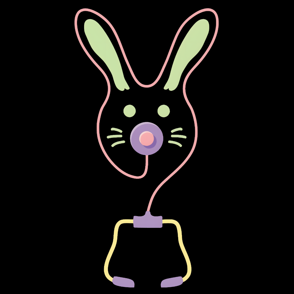 Easter Bunny Medical Tools For Nurse Or Doctor Cotton Pullover Sweatshirt