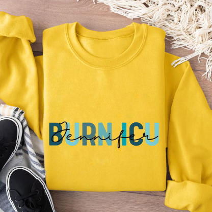 Burn ICU Cotton Pullover Sweatshirt