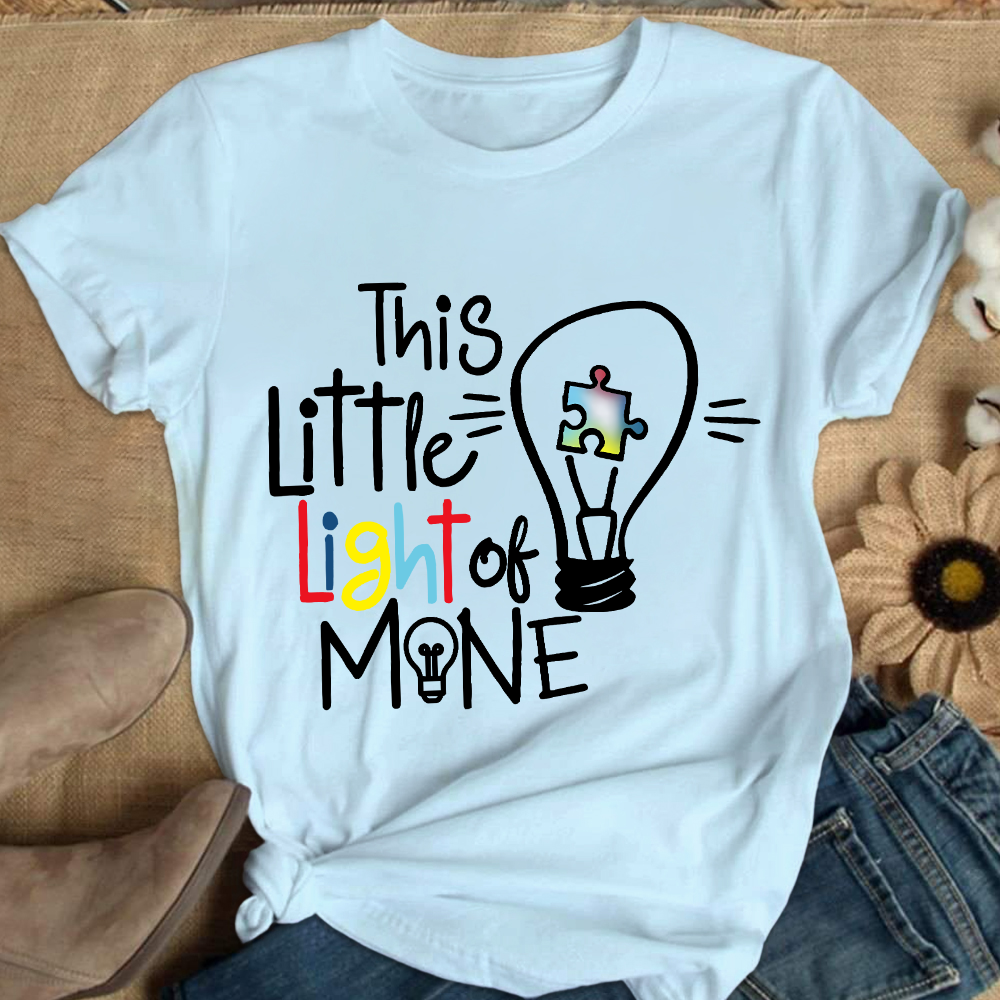 This Little Light Of Mine Autism Cotton Nurse T-shirt
