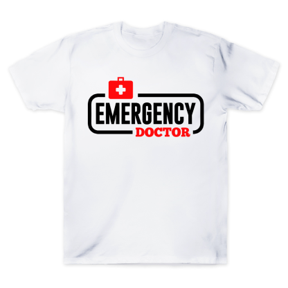 Emergency Doctor Cotton Doctor T-shirt