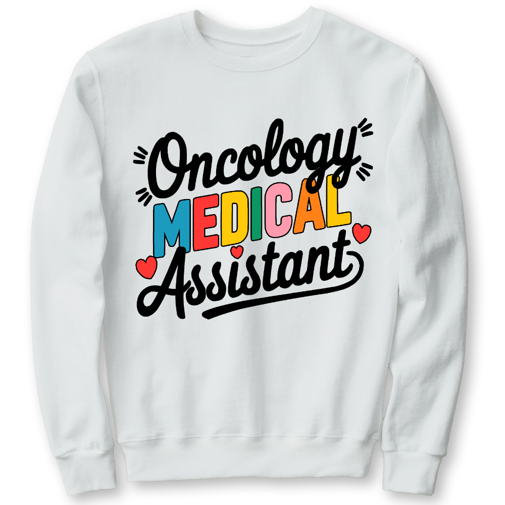 Oncology Medical Assistant Cotton Pullover Sweatshirt