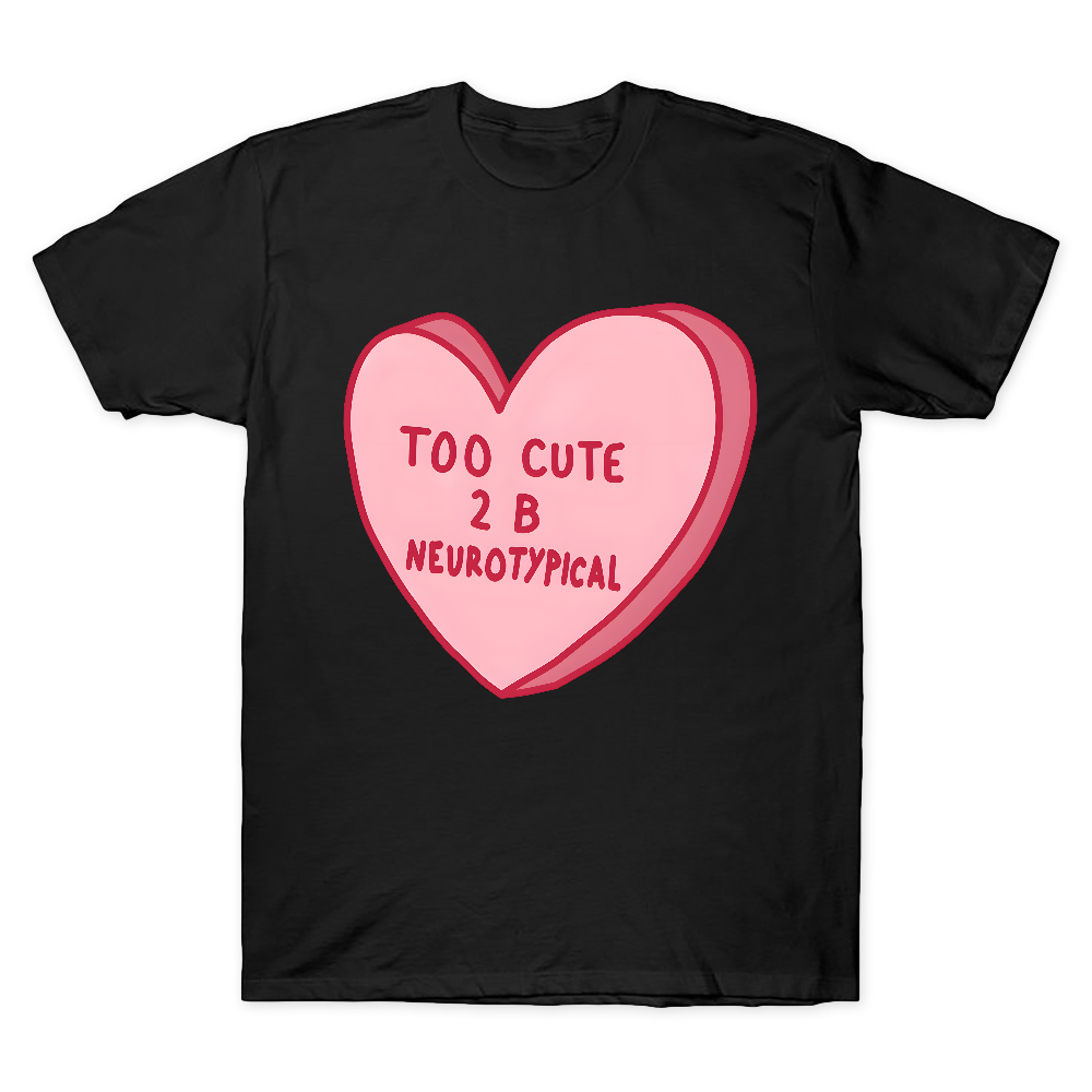 Too Cute To Be Neurotypical Cotton Doctor T-shirt