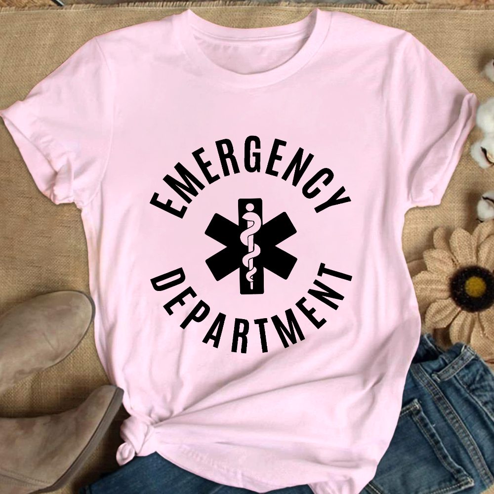 Emergency Department Cotton Nurse T-shirt