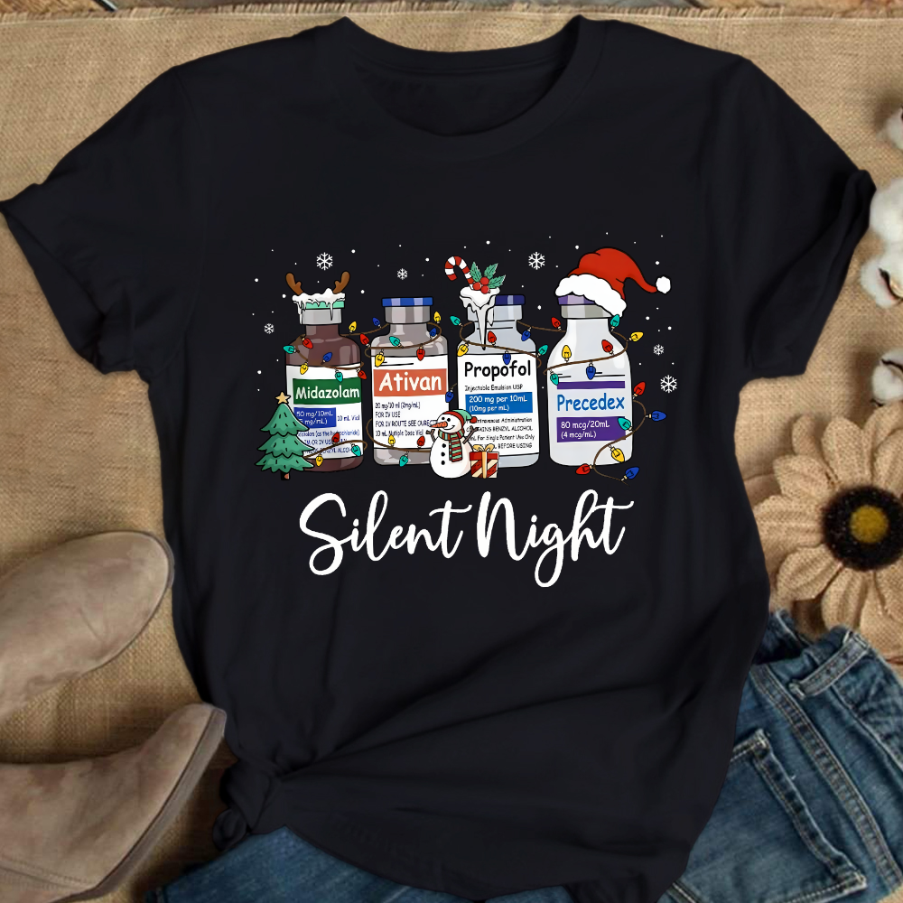 Silent Night Cotton Nurse T-shirt