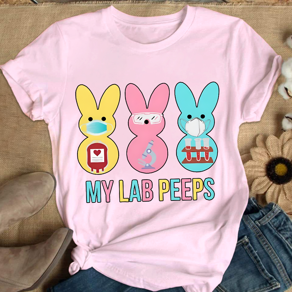 My Lab Peeps Cotton Nurse T-shirt