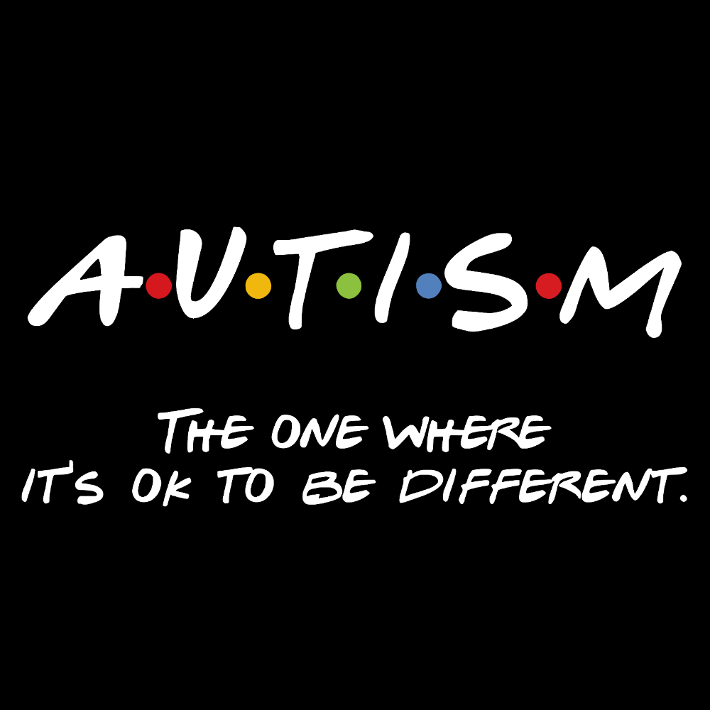 Autism The One Where It’s OK To Be Different Friends Cotton Nurse T-shirt