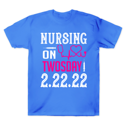 Nursing School On TwosDay Cotton Doctor T-shirt