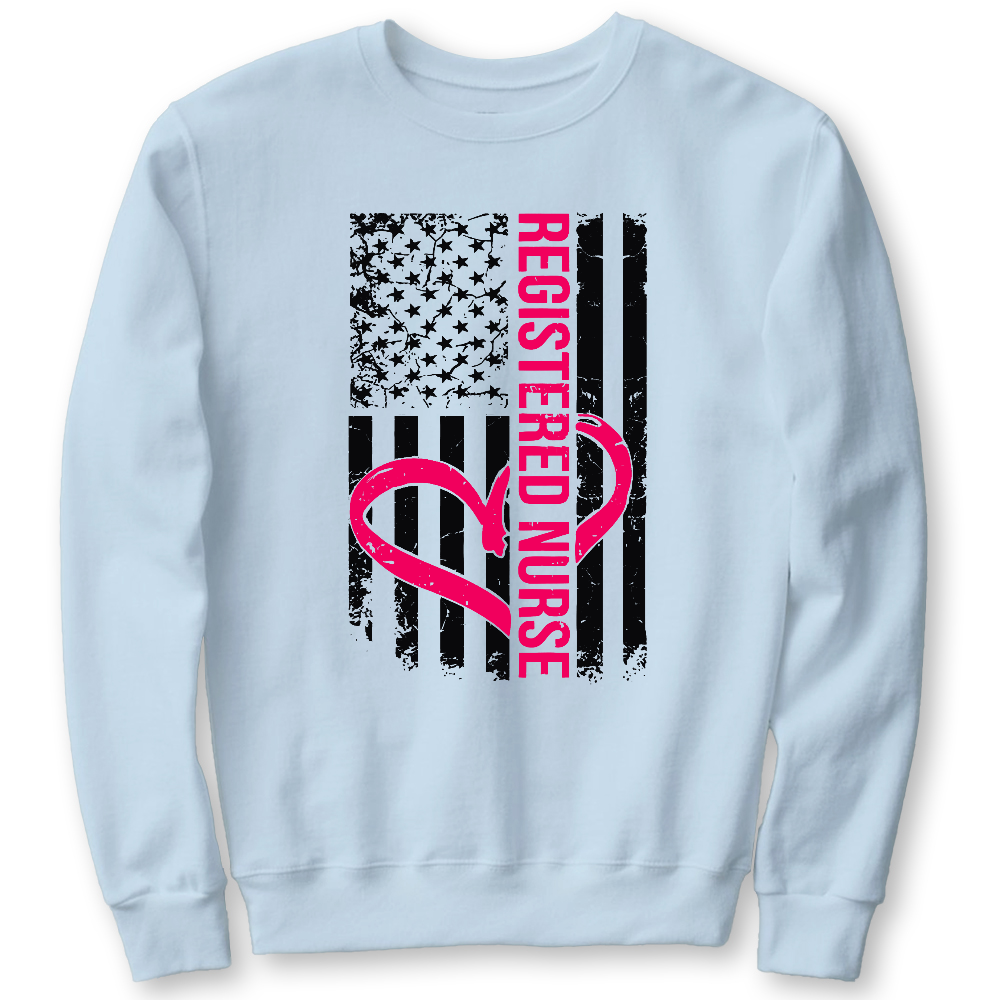 Registered Nurse Cotton Pullover Sweatshirt