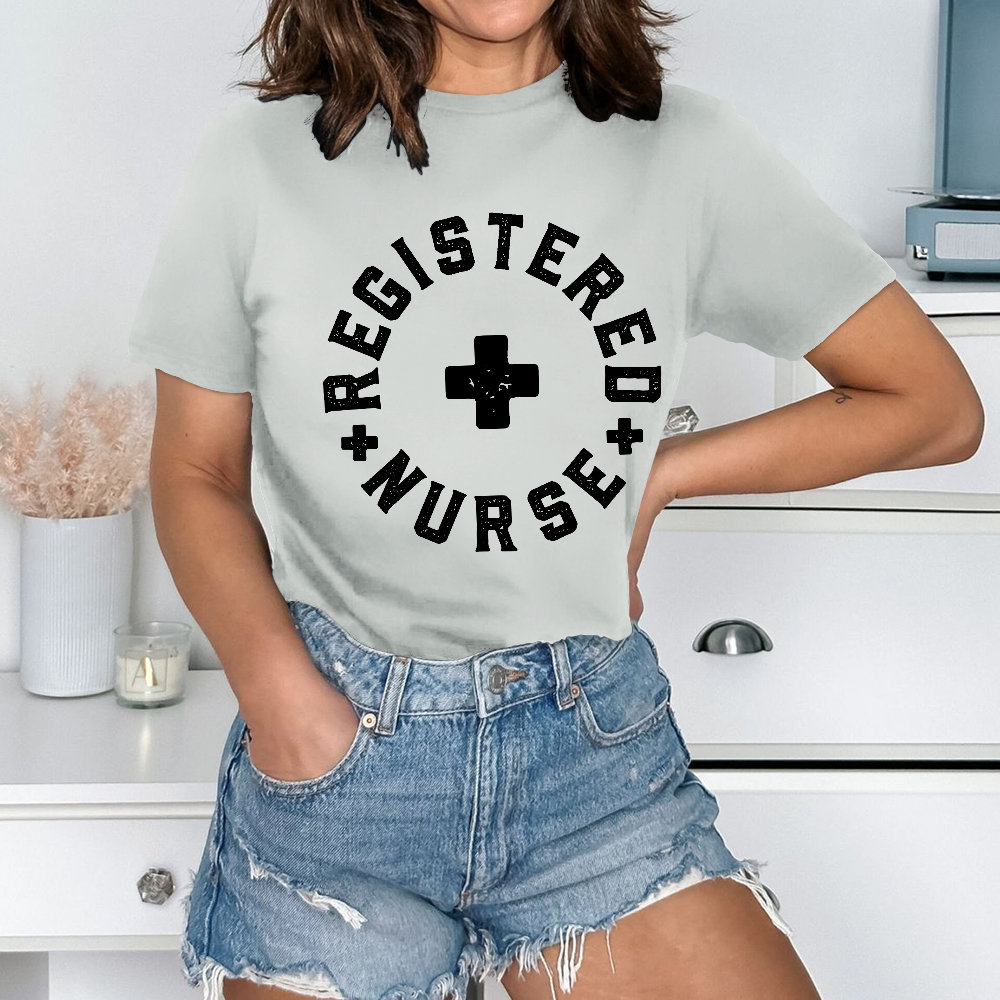 Registered Nurse Cotton Nurse T-shirt