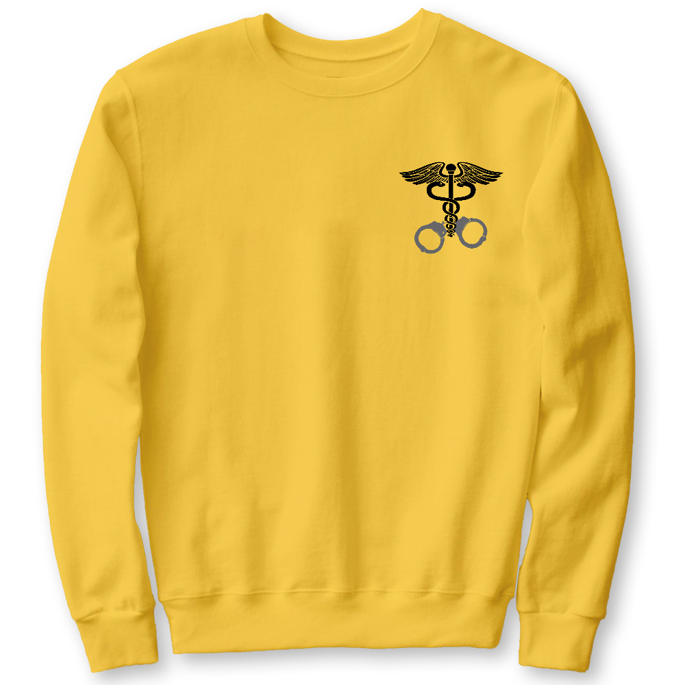 Nurse Symbol Cotton Pullover Sweatshirt