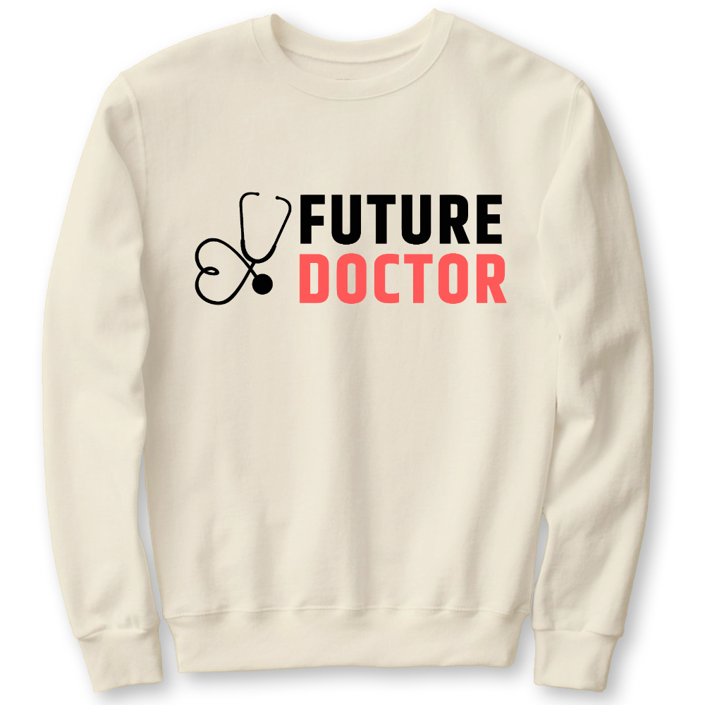 Future Doctor Cotton Pullover Sweatshirt