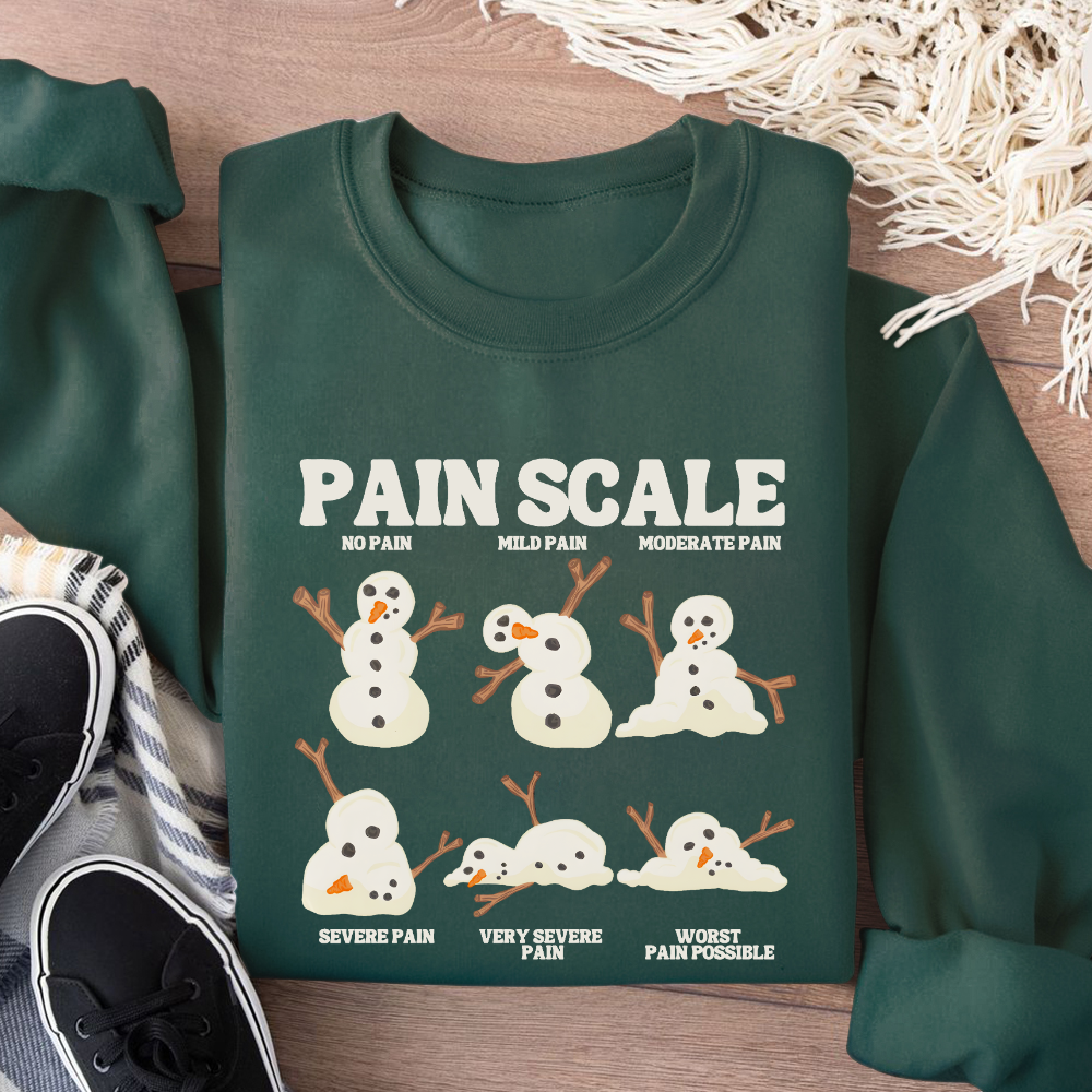 Healthcare Worker Pain Assessment Cotton Pullover Sweatshirt