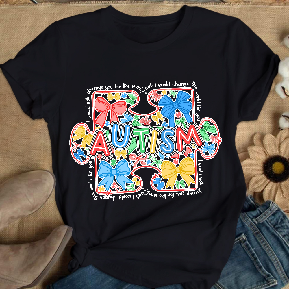 Advocating For Autism Acceptance Cotton Nurse T-shirt