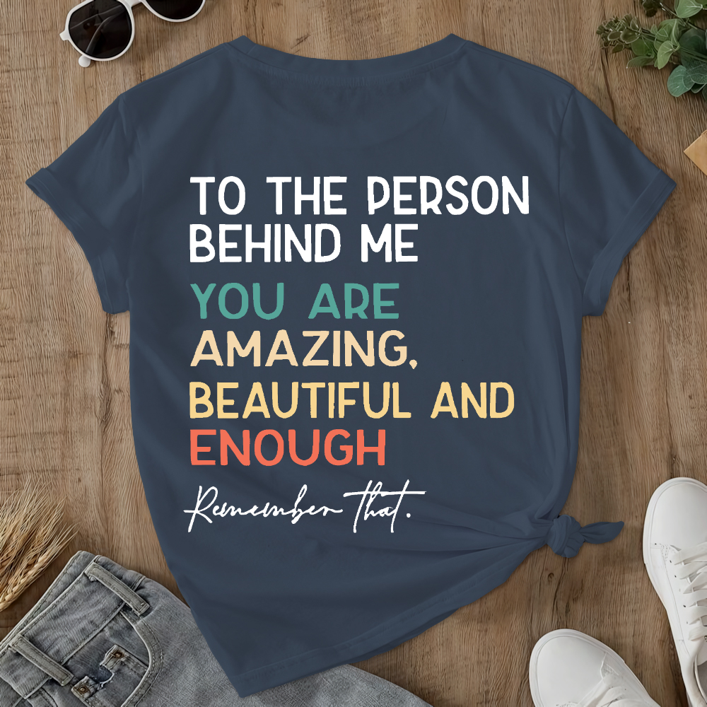 You Matter Prevention of Suicide Awareness Double-Sided Cotton Printed T-Shirt