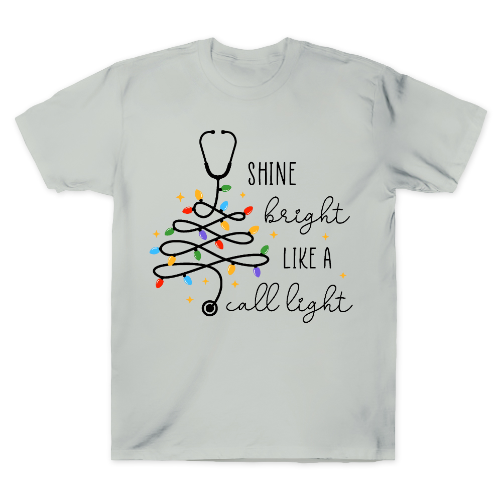 Shine Bright Like A Call Light Cotton Doctor T-shirt