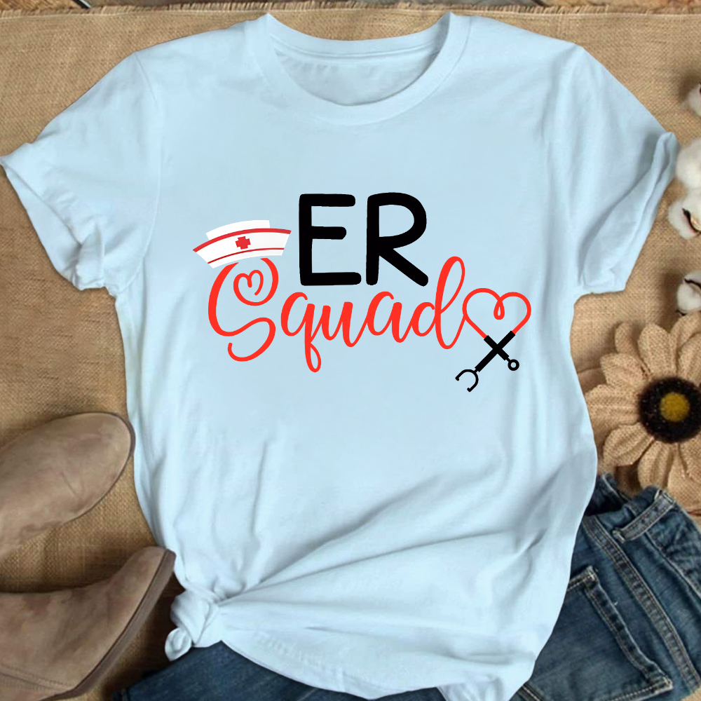Er Nurse Squad Cotton Nurse T-shirt