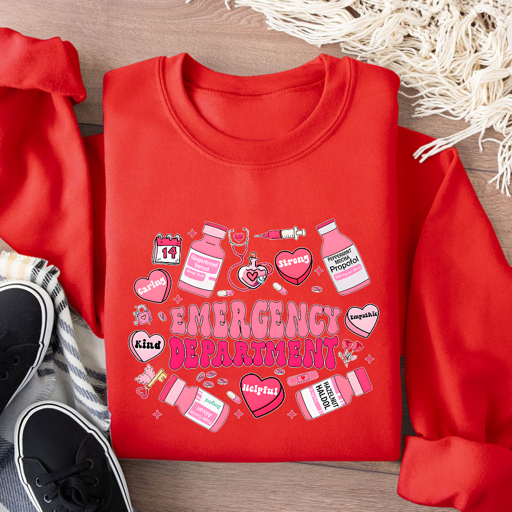 Emergency Department Gift Cotton Pullover Sweatshirt