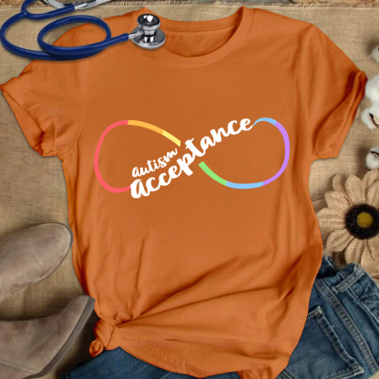Autism Acceptance Special Education Cotton Nurse T-shirt