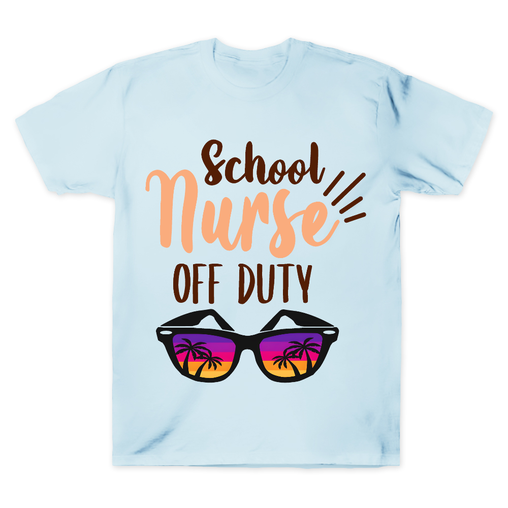School Nurse Off Duty Cotton Doctor T-shirt