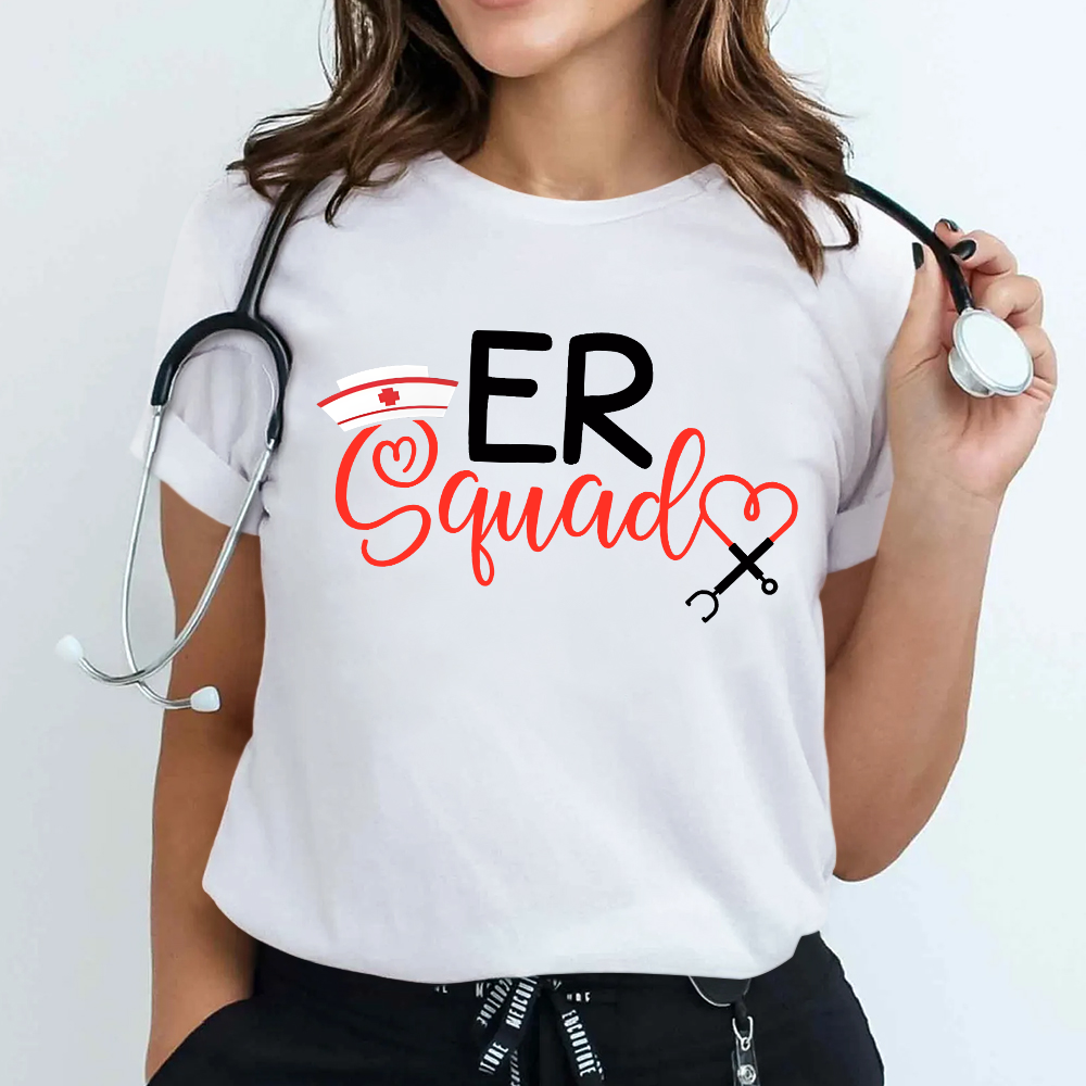 Er Nurse Squad Cotton Nurse T-shirt