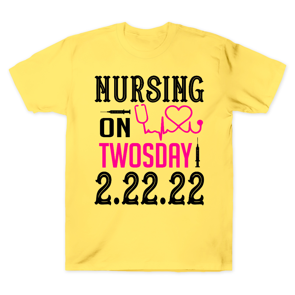 Nursing School On TwosDay Cotton Doctor T-shirt