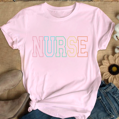 Custom Nurse Cotton T-shirt