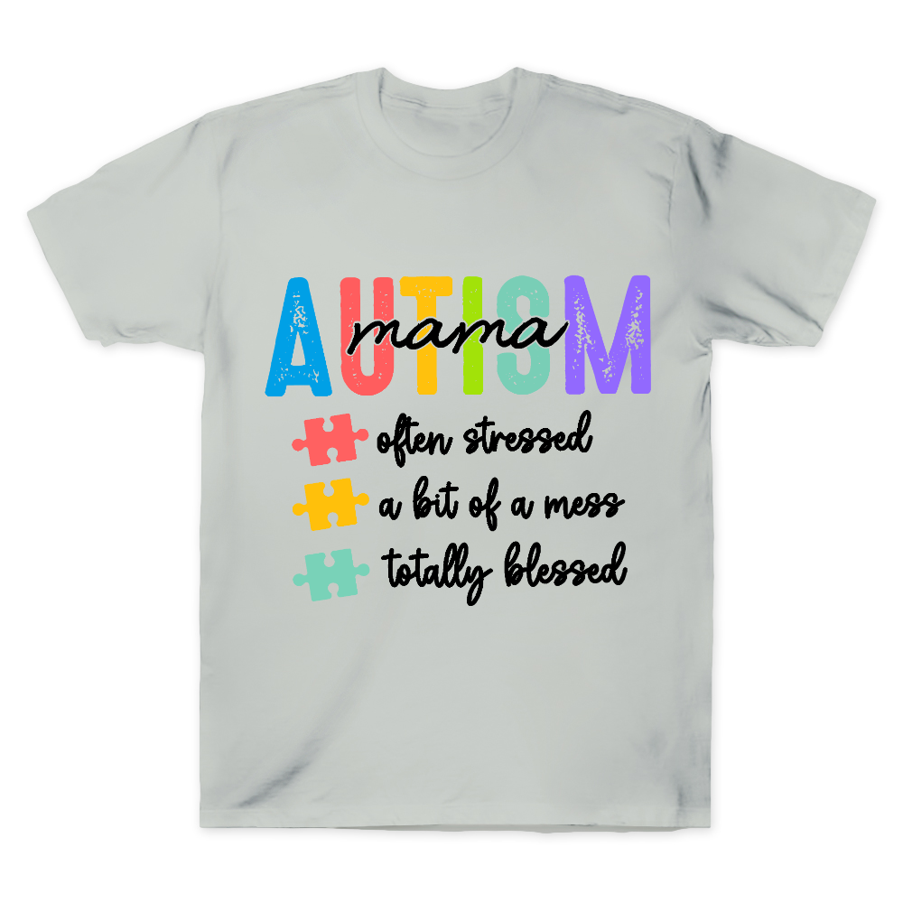 Autism Mom Gift Cotton Doctor T-shirt