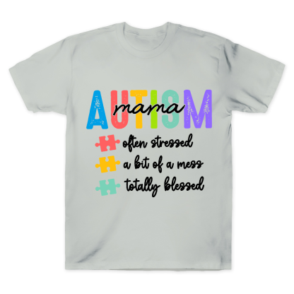 Autism Mom Gift Cotton Doctor T-shirt