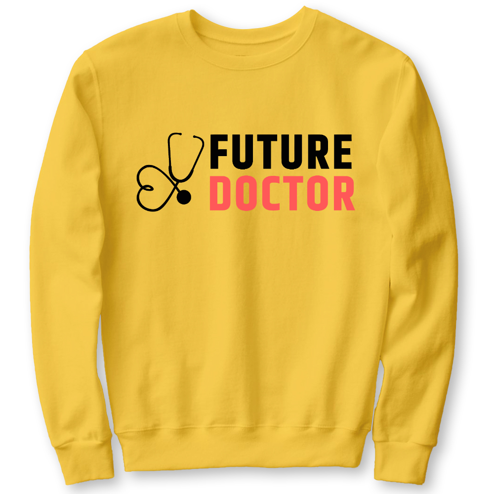 Future Doctor Cotton Pullover Sweatshirt