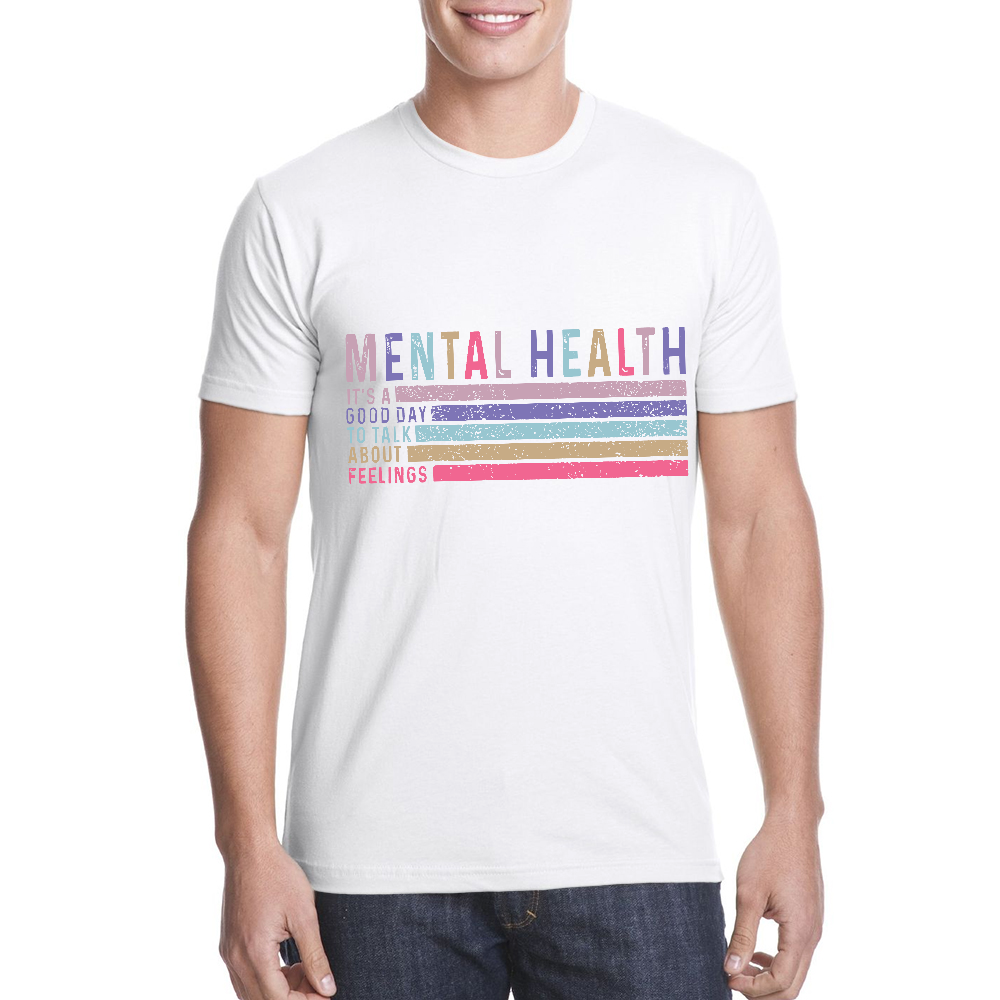 Mental Health It's A Good Day To Talk About Feelings Cotton Doctor T-shirt
