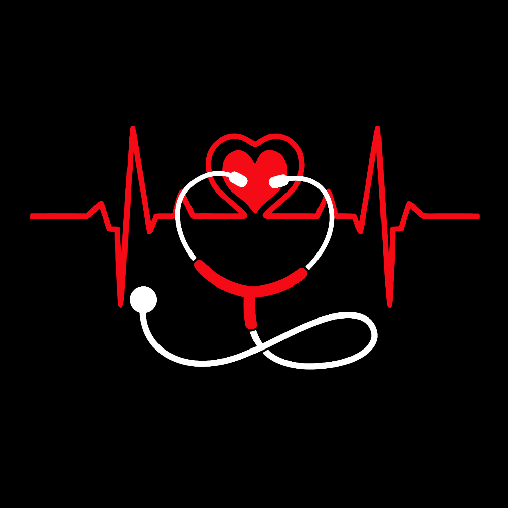 Funny Heart Beats Cotton Pullover Sweatshirt