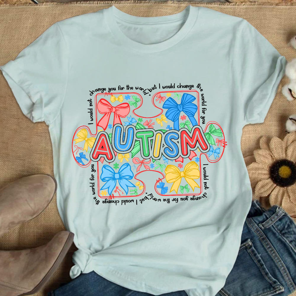 Advocating For Autism Acceptance Cotton Nurse T-shirt