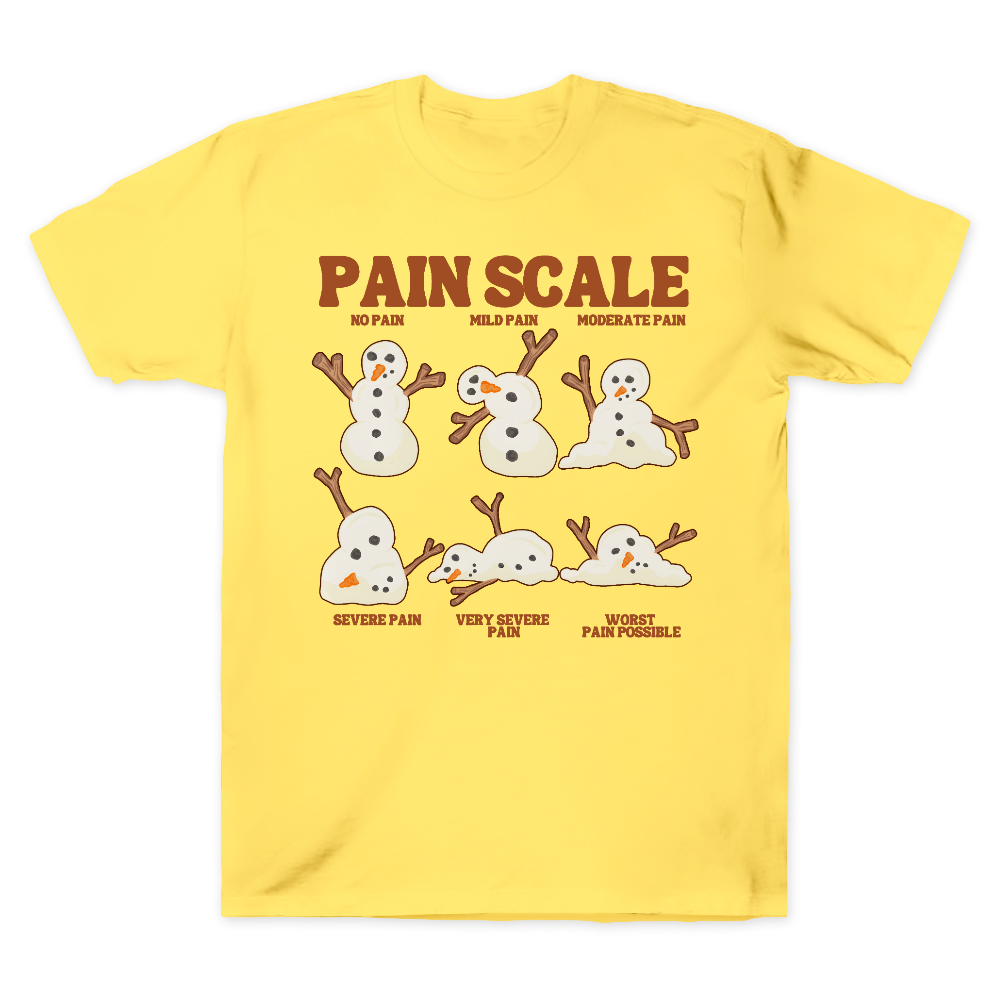 Healthcare Worker Pain Assessment Cotton Doctor T-shirt