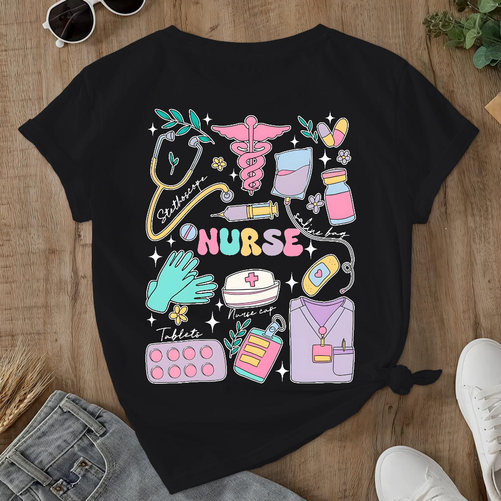 Can’t Talk Right Now Doing Double-Sided Cotton Printed T-Shirt