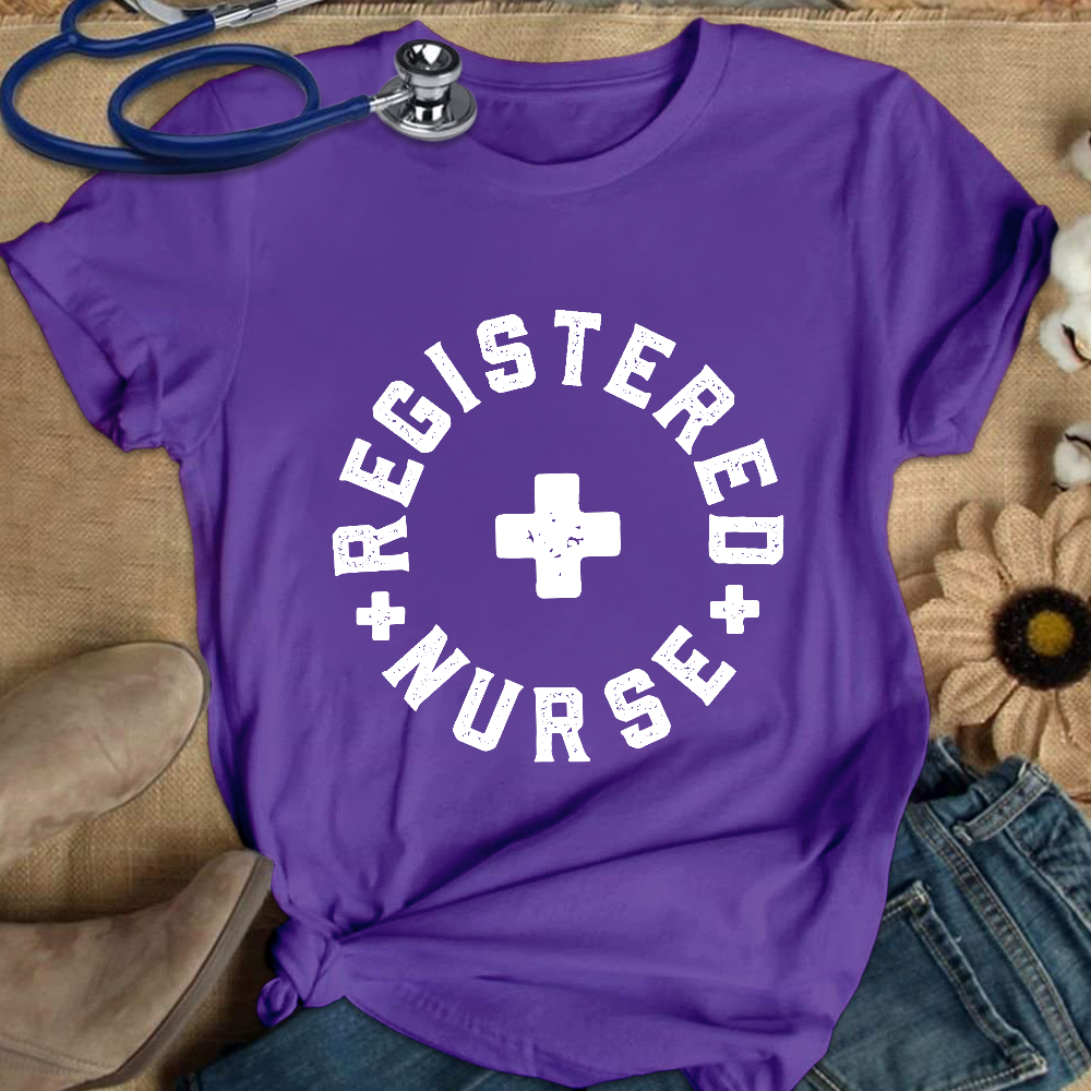 Registered Nurse Cotton Nurse T-shirt