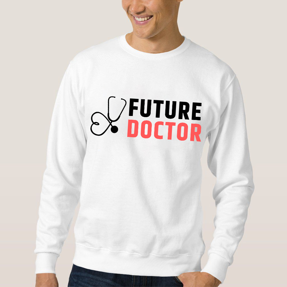 Future Doctor Cotton Pullover Sweatshirt