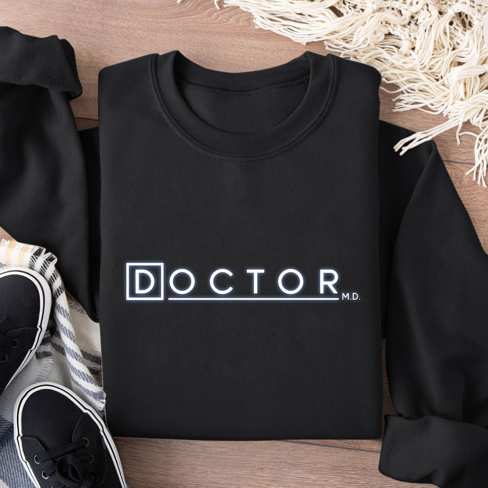 Doctor M.D. Cotton Pullover Sweatshirt