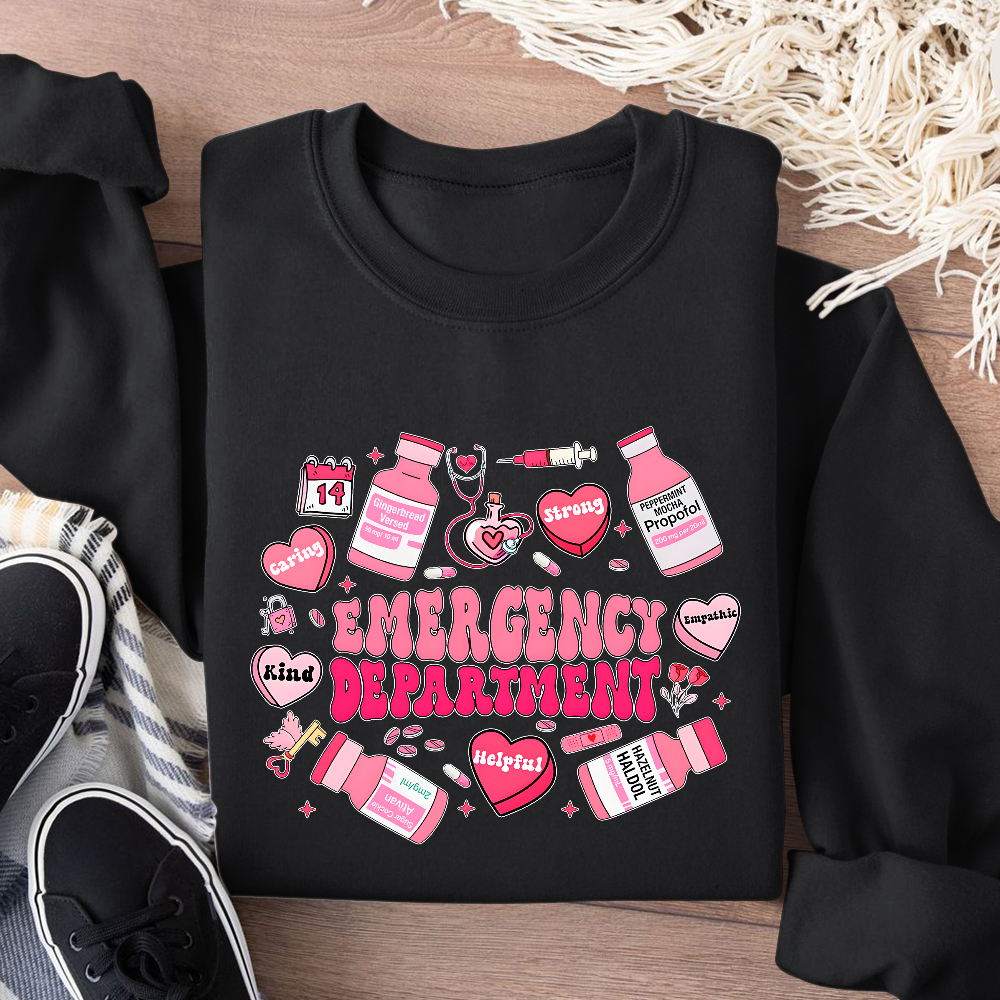 Emergency Department Gift Cotton Pullover Sweatshirt