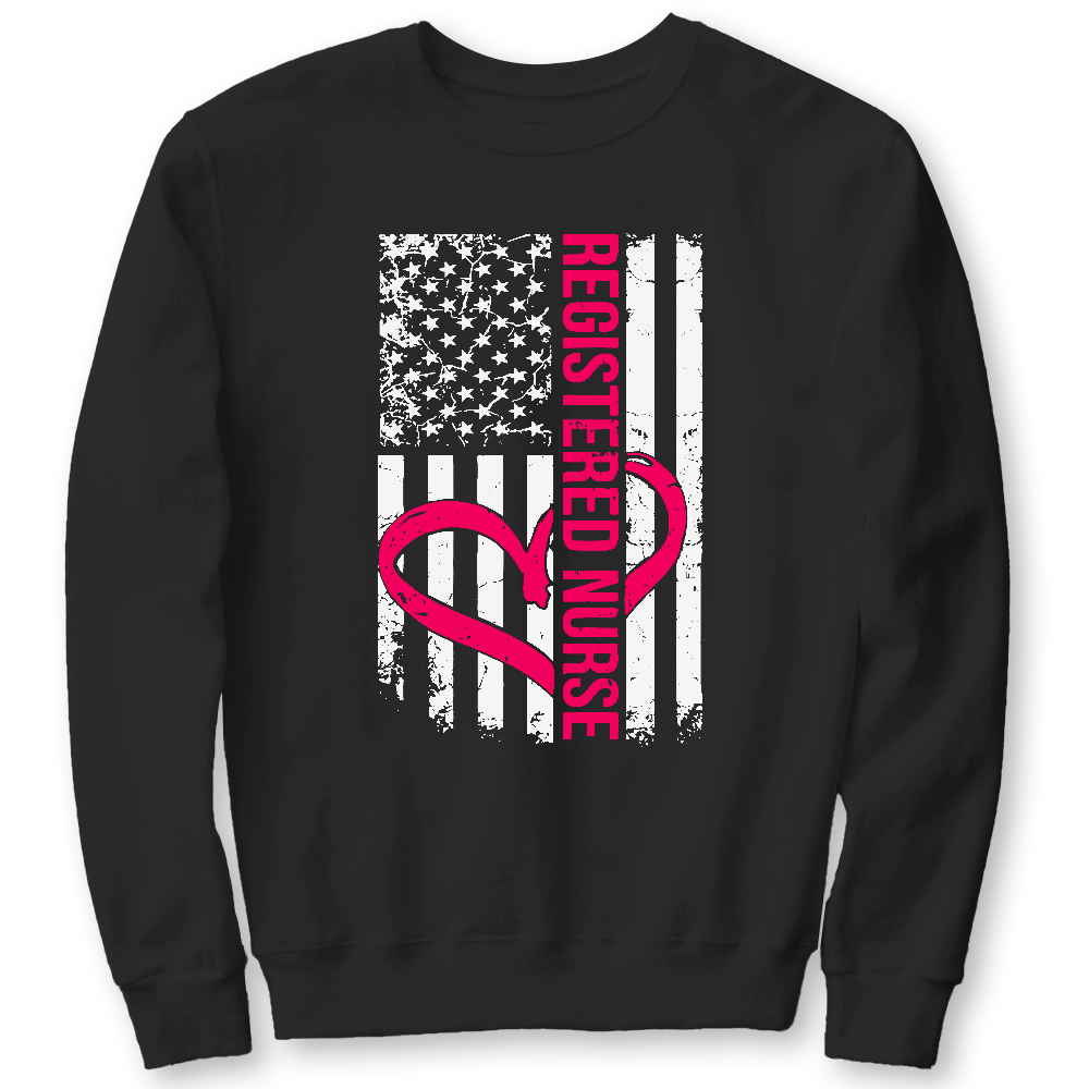 Registered Nurse Cotton Pullover Sweatshirt